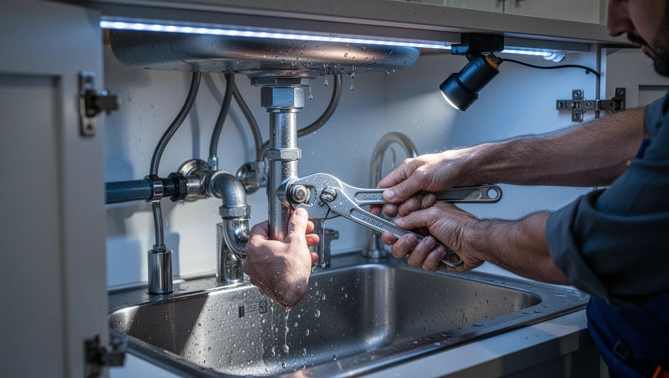 Leak Under Kitchen Sink Repair